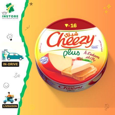 Cheezy à l'édam en portions x16