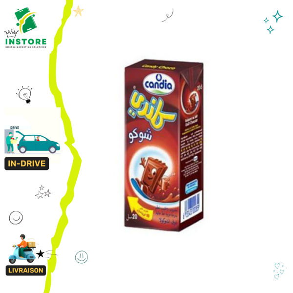 Candia Candy lait choco briquette 20cl