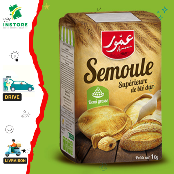 Amour Semoule Blé Dur 1kg