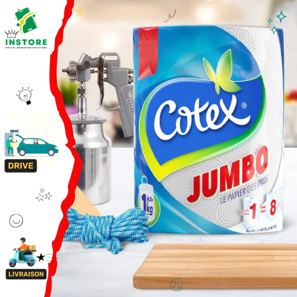 Cotex Essuie tout Jumbo – 1 pc