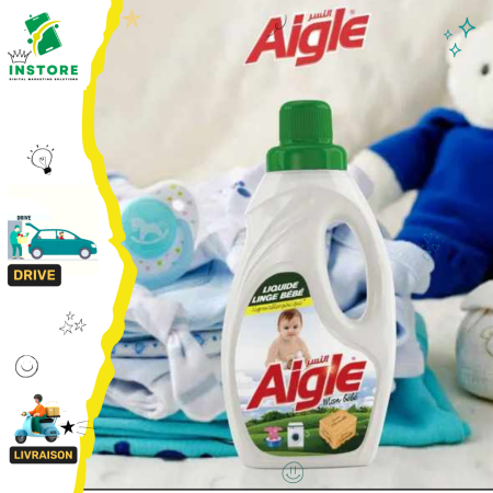 Aigle détergent  Mon Bébé Savon de Marseille 1L