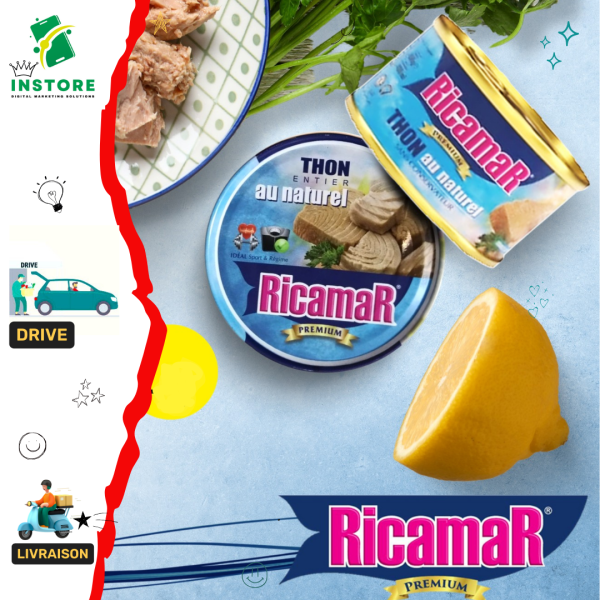 Ricamar premium Thon au Naturel 160g