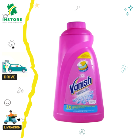 Vanish Détergent machine liquide détachant textile 940ml