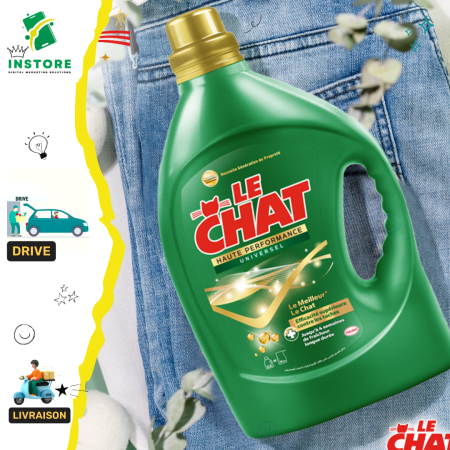 Le chat Détergent Liquide Haute Performance - Universel - 2.5L