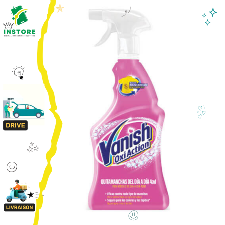 Vanish Détergent oxi action détachant 1750ml