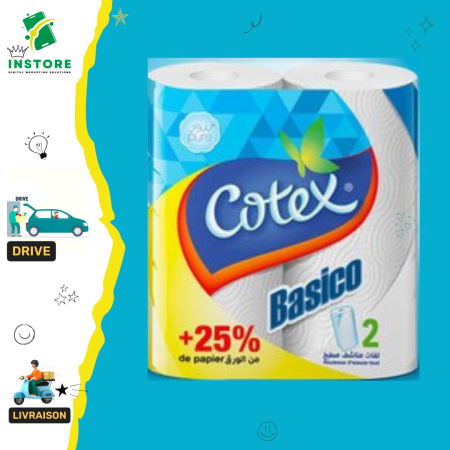 Cotex Essuie tout Basico – 2 pcs