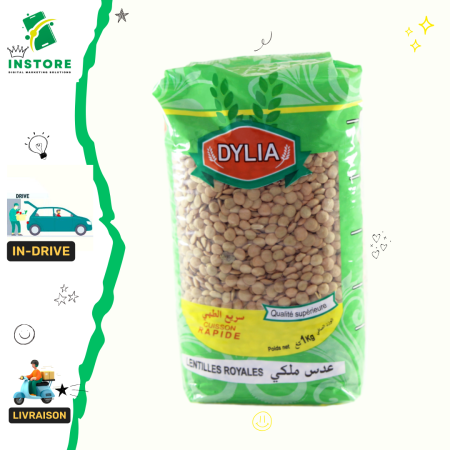 Dylia Lentille royale 1kg