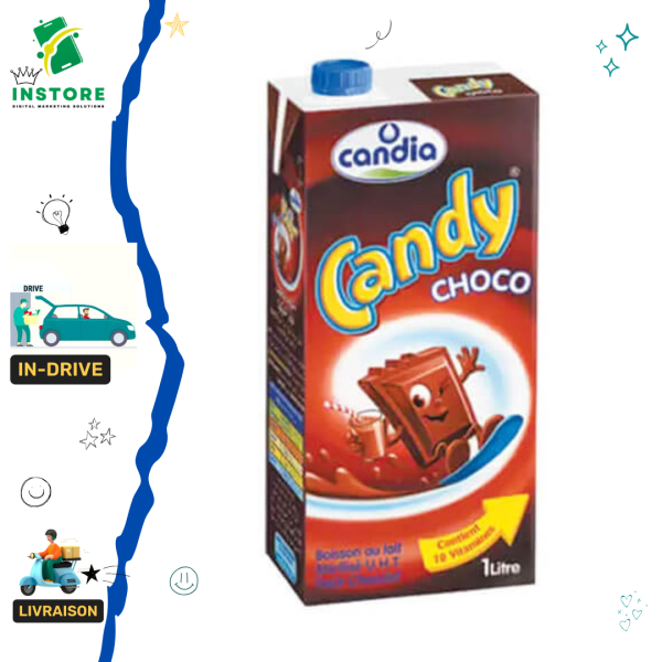 Candia Candy choco lait Goût Chocolat 1L