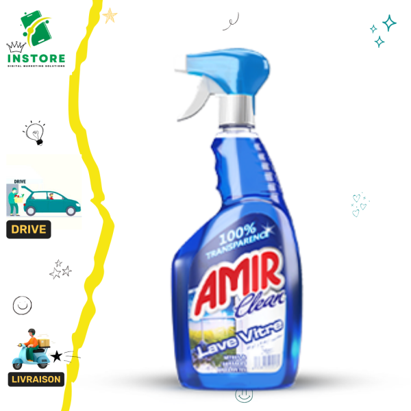 Amir Clean lave vitre 750ml