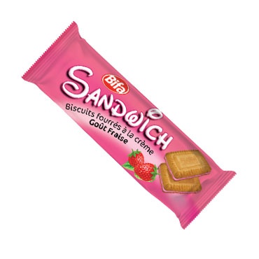 Bifa Biscuit Sandwich-Fraise 85g