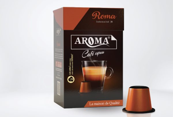 Aroma Café Capsule Roma Intensité 9 Nombre 8cpl