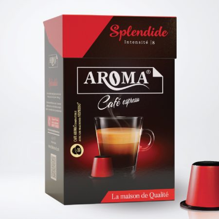 Aroma Café  Capsule  Splendide  Intensité 8 Nombre 8cpl