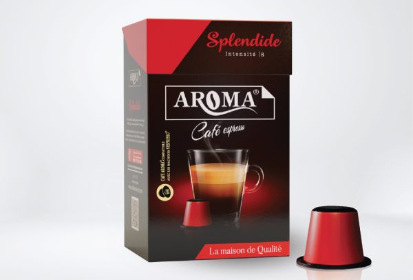 Aroma Café  Capsule  Splendide  Intensité 8 Nombre 8cpl