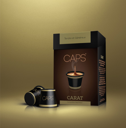 Caps Café Carat Tendre et Généreu x10cpl