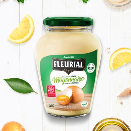 Fleurial Mayonnaise -aux œufs frais en verre 450g