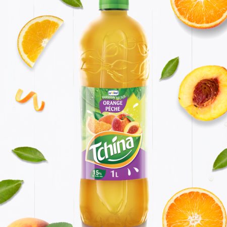 Cevital TCHINA Orange Pêche 1L