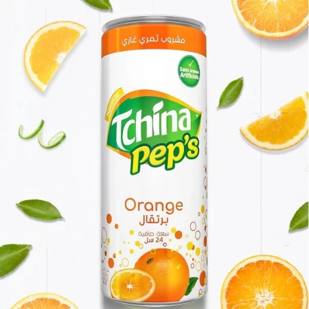 Cevital TCHINA PEP’S canette Orange 24cl