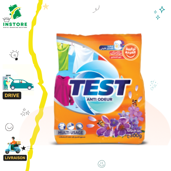 Test Détergent main multi usage anti odeur fleurs violettes-300g