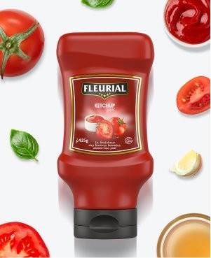 Fleurial Ketchup Flacon 435g