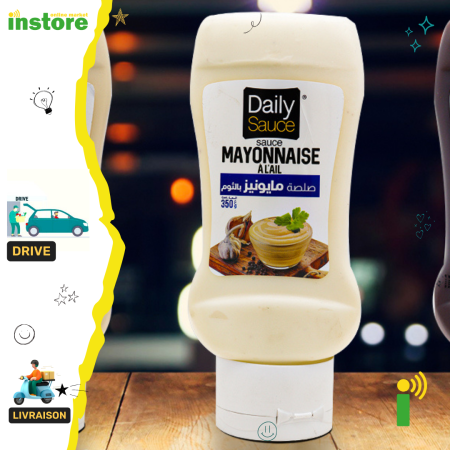 Daily Sauce sauce Mayonnaise a l'ail 350g