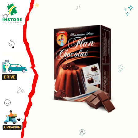 Nouara Flan gout chocolat 112g