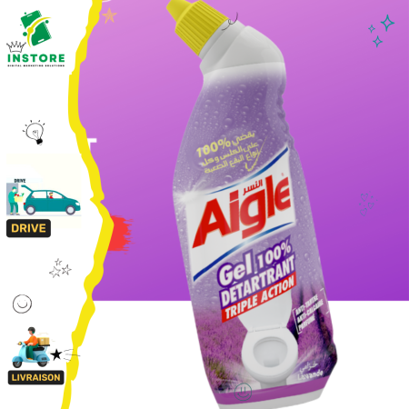 Aigle détartrant triple action senteur lavande 700ml