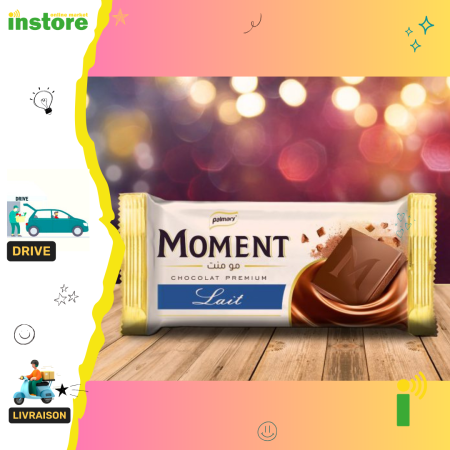 Moment chocolat tablette au lait 100g