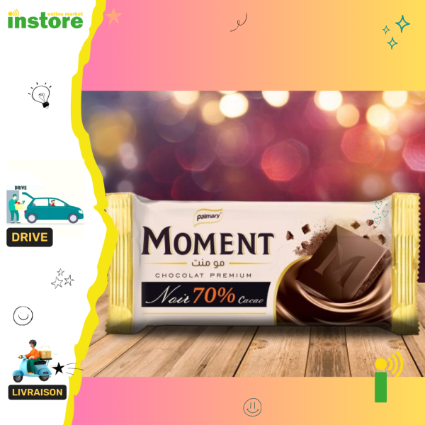 Moment chocolat noir 70% tablette 100g