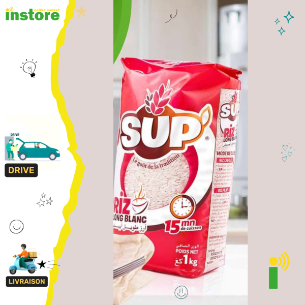 SUP Riz blanc 1Kg