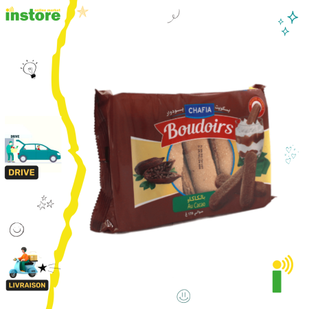 Chafia Biscuits Boudoirs au cacao 170g