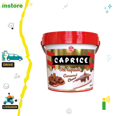 Caprice caramel liquide choco 500g