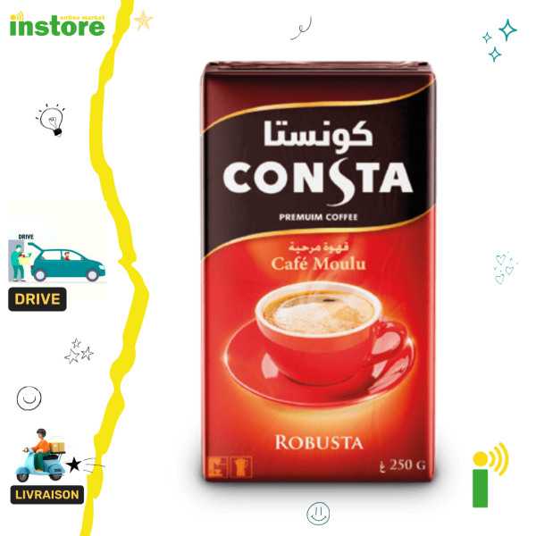 Consta Café moulu 100% Robusta 250g