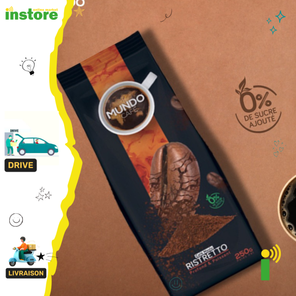 Mundo Café Moulu – Ristretto – 250g