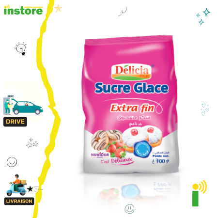 Délicia plus Sucre glace extra fin 700g