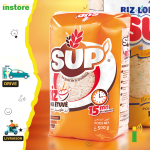 SUP Riz long étuvé 500g