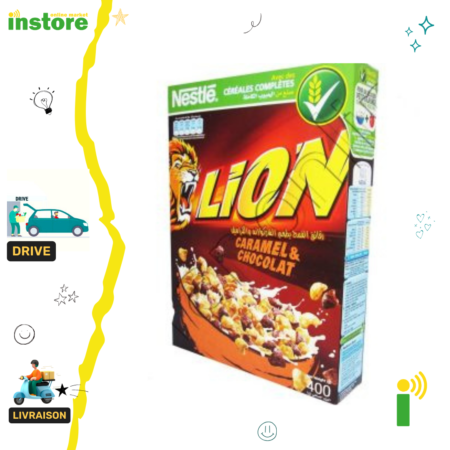 Lion Céréales au Caramel et Chocolat- 400g